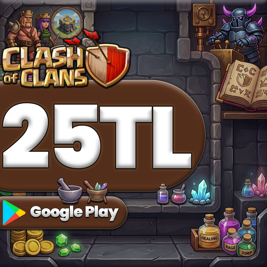 Clash Of Clans 25 TL Google Play