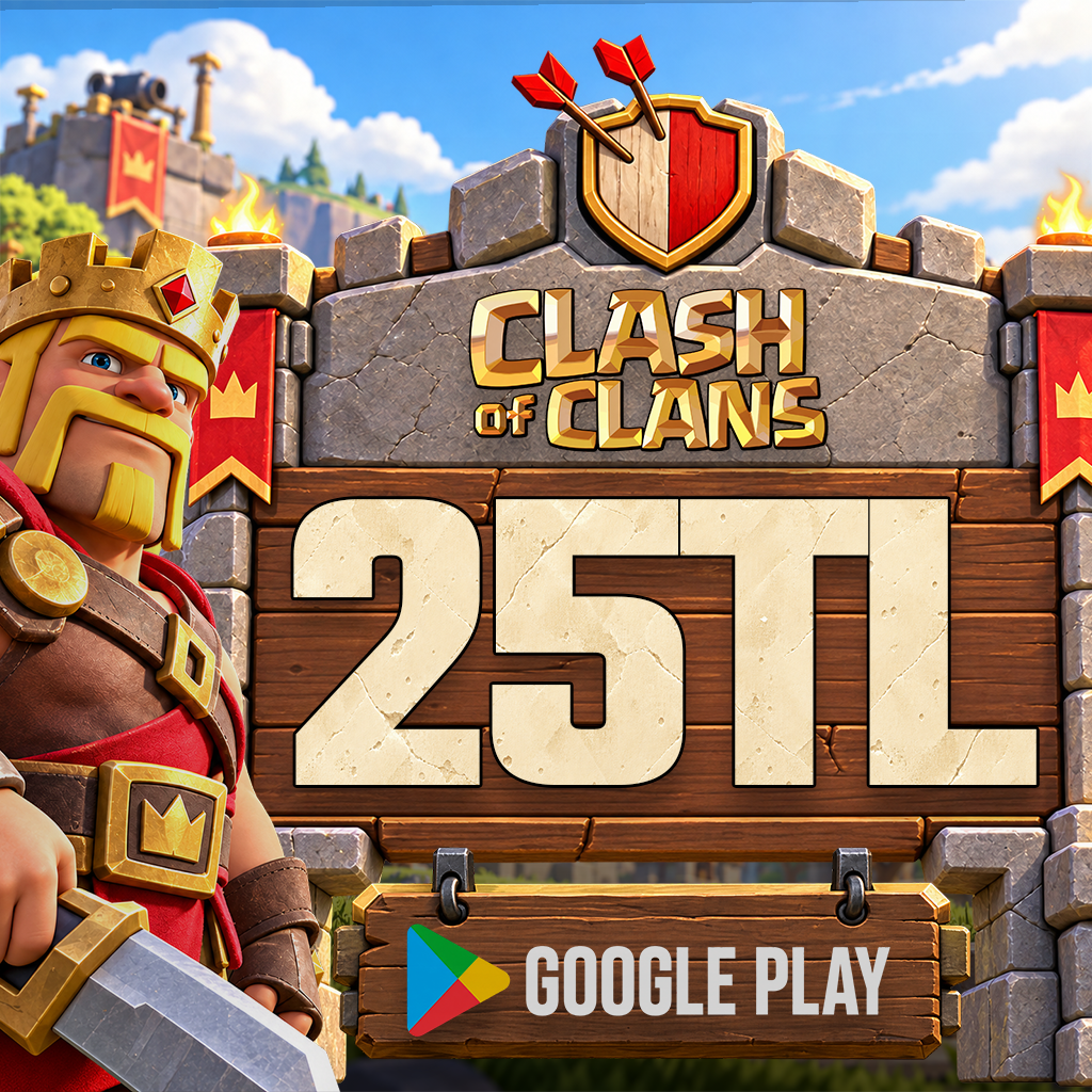 Clash Of Clans 25 TL Google Play