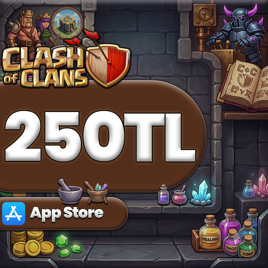 Clash Of Clans 250 TL App Store