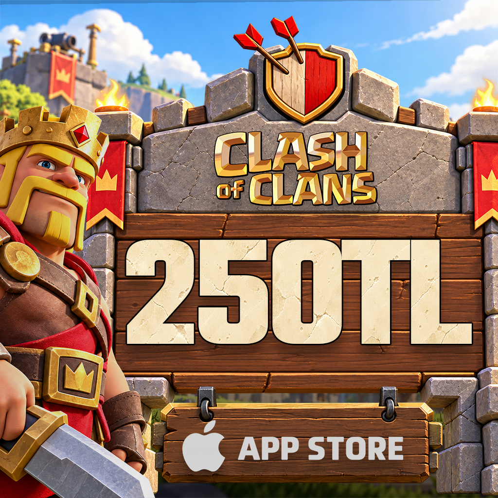 Clash Of Clans 250 TL App Store