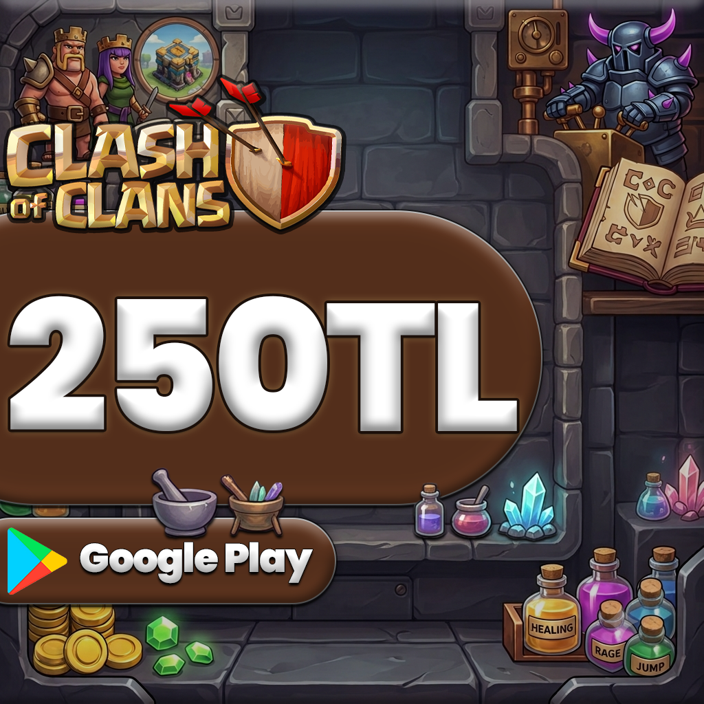 Clash Of Clans 250 TL Google Play