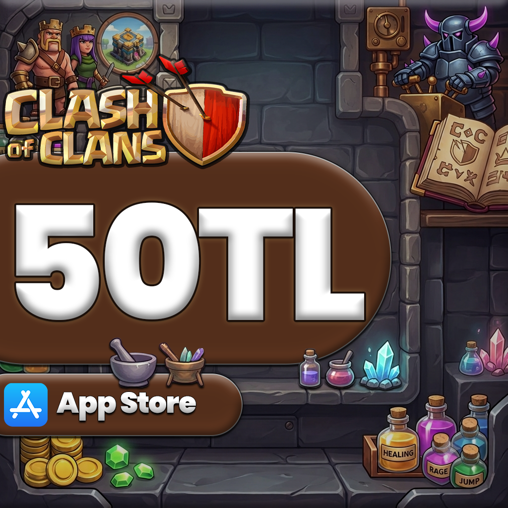 Clash Of Clans 50 TL App Store
