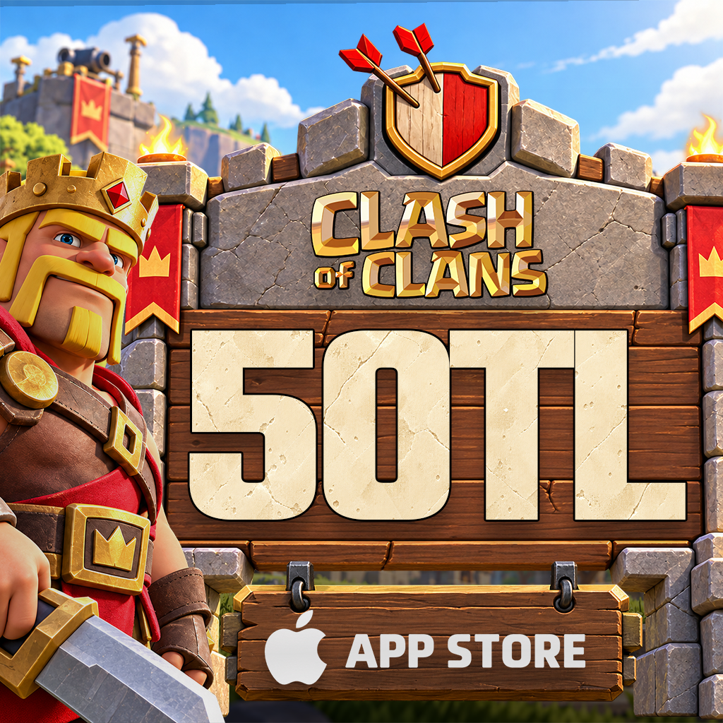 Clash Of Clans 50 TL App Store