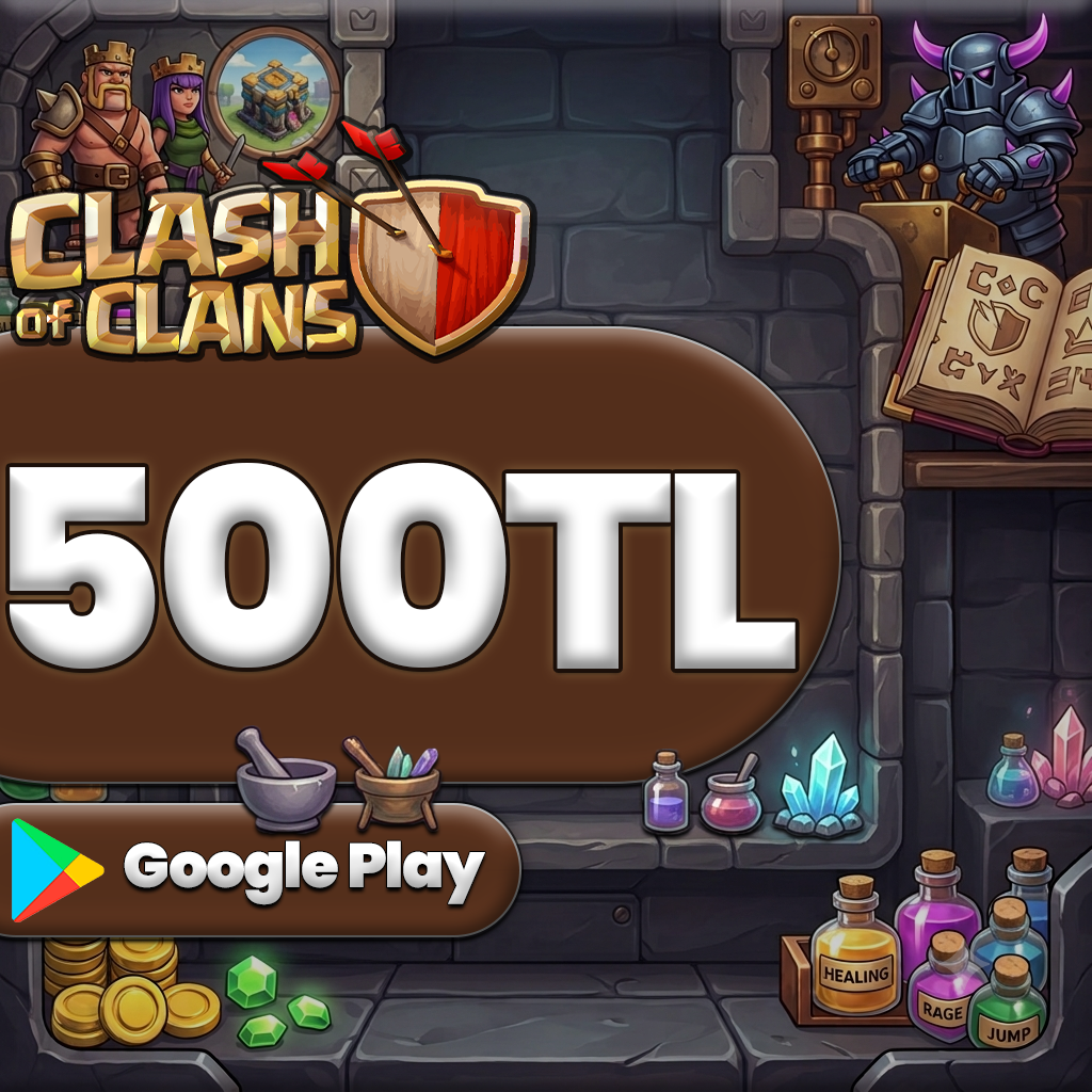 Clash Of Clans 500 TL Google Play