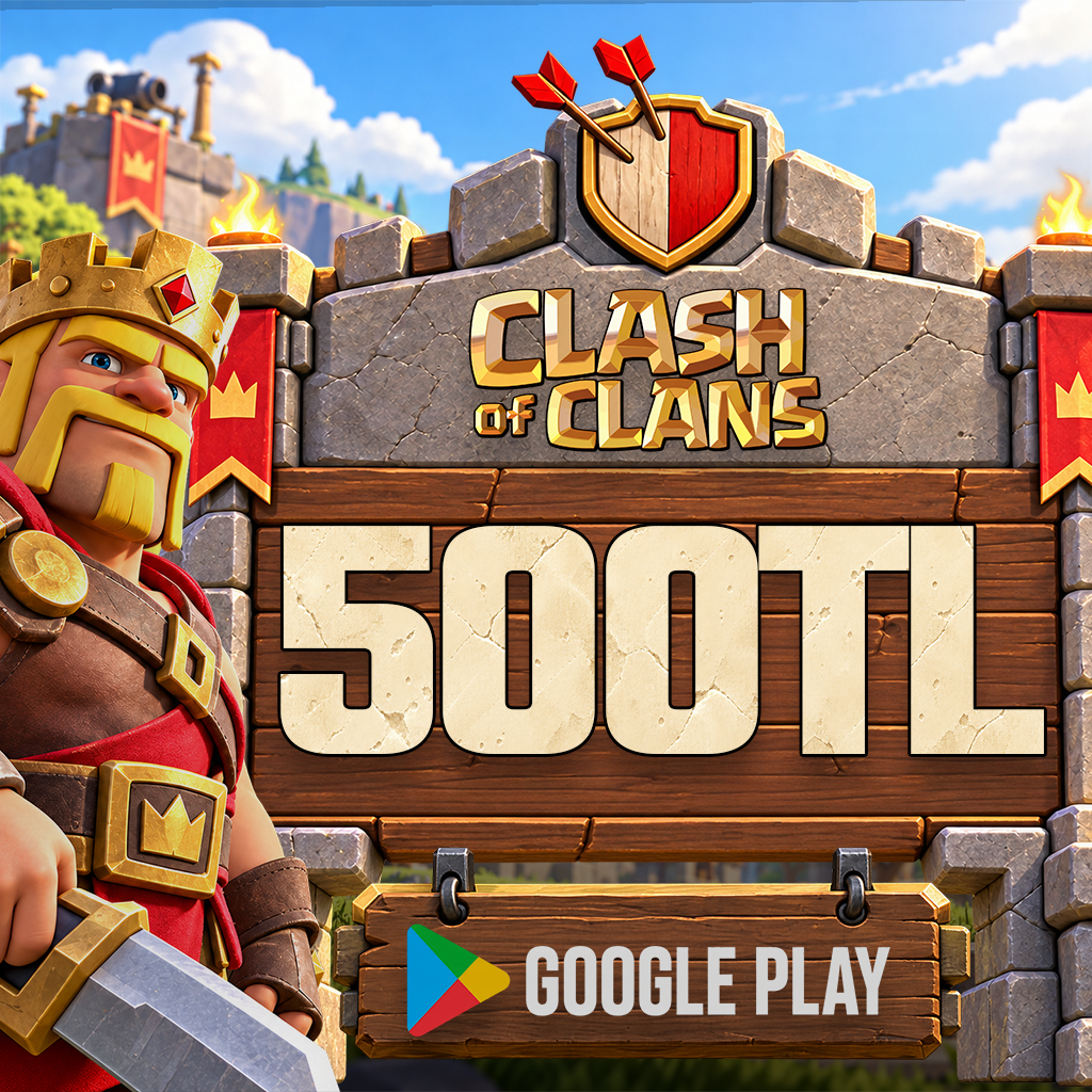 Clash Of Clans 500 TL Google Play