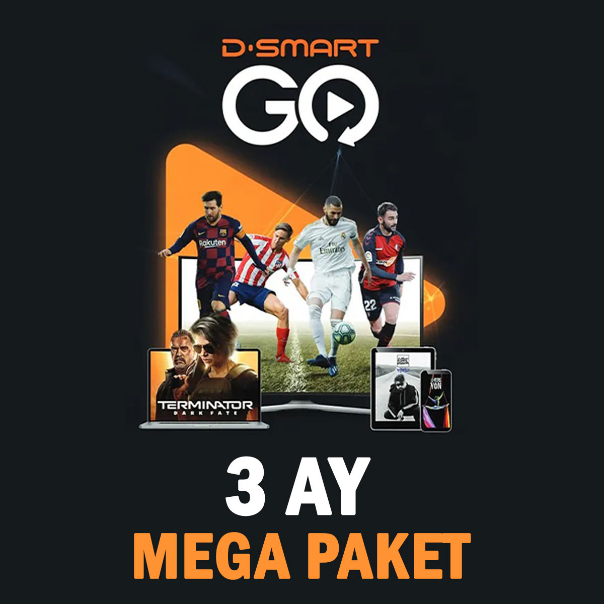 D-Smart GO Üyelik (Mega Paket) 3 AY