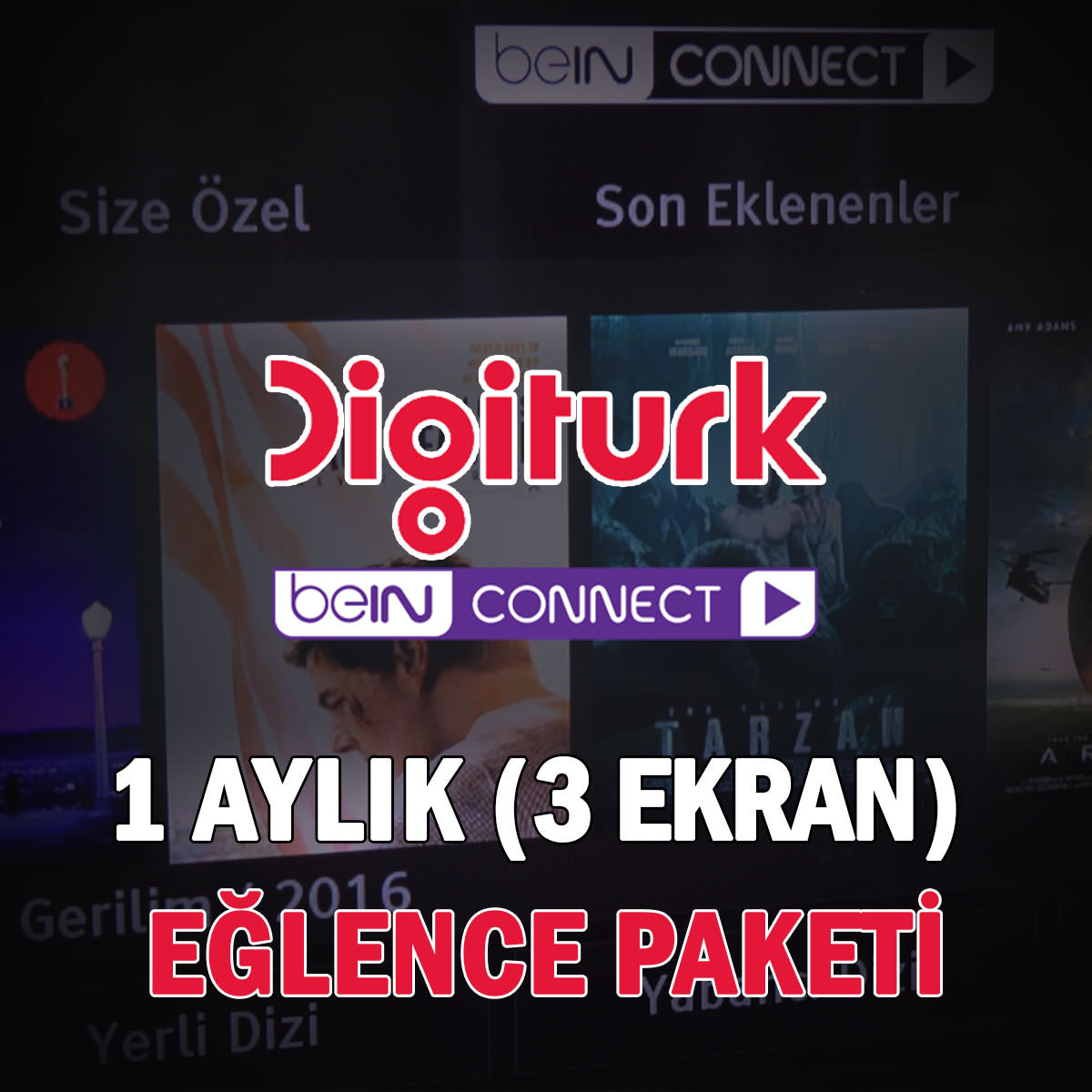 DBC Eğlence Paketi 1 Aylık ( 3 Ekran )