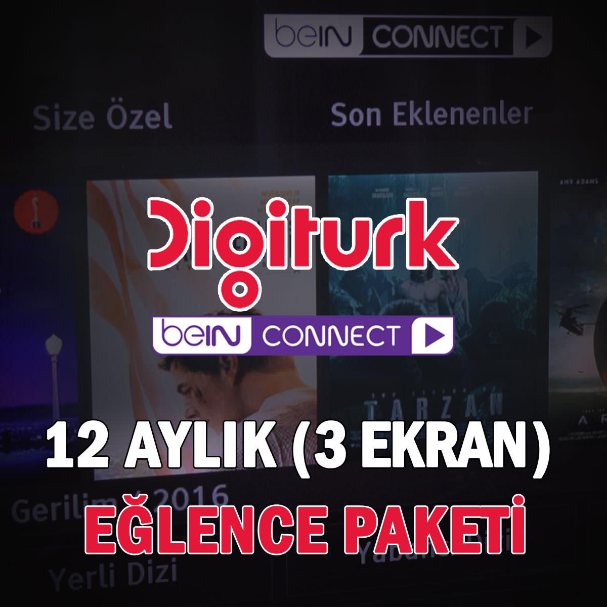 DBC Eğlence Paketi 12 Aylık ( 3 Ekran )