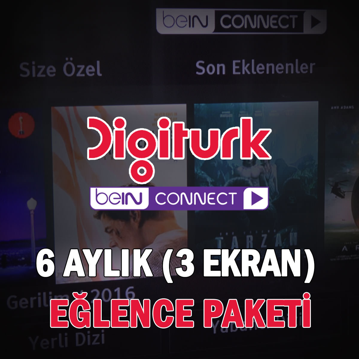 DBC Eğlence Paketi 6 Aylık ( 3 Ekran )