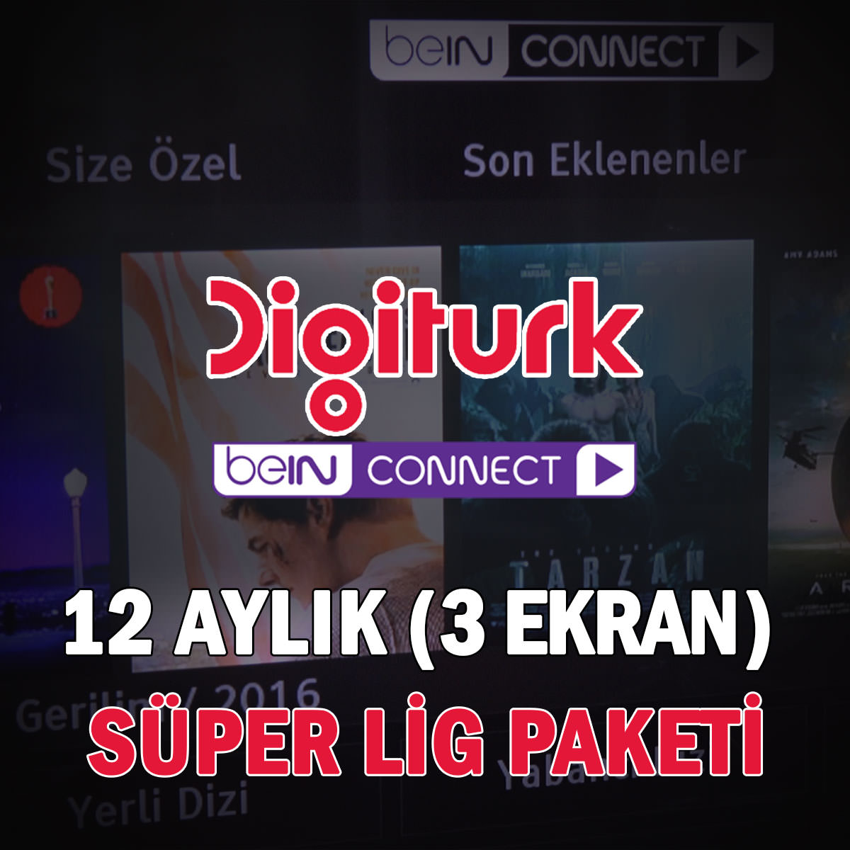 DBC Süper Lig 12 Aylık ( 3 Ekran )