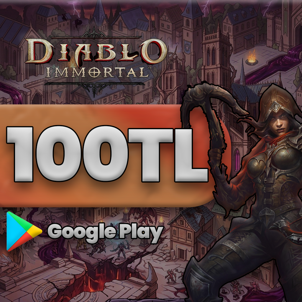 Diablo Immortal 100 TL Google Play Balance