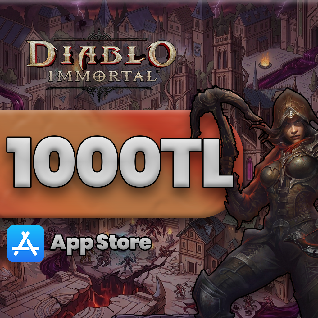 Diablo Immortal 1000 TL App Store Balance