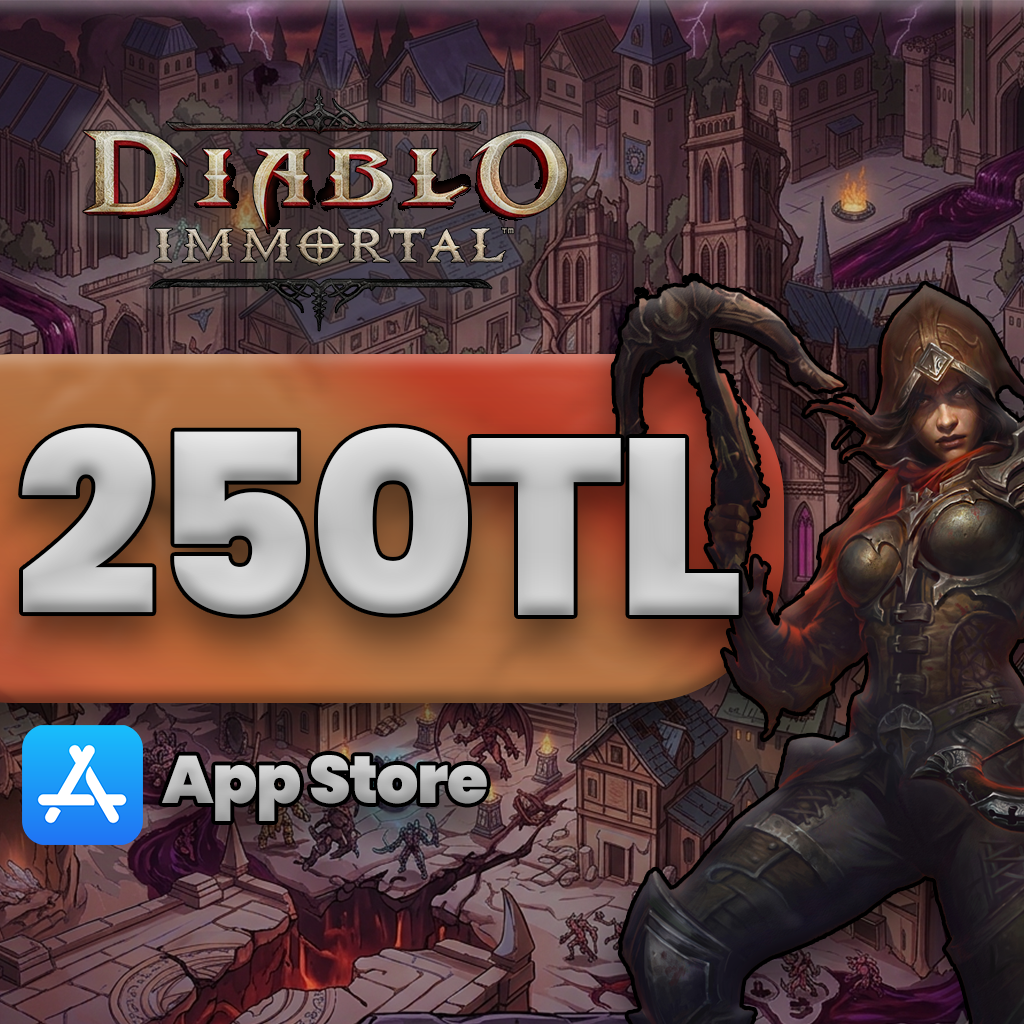 Diablo Immortal 250 TL App Store Balance