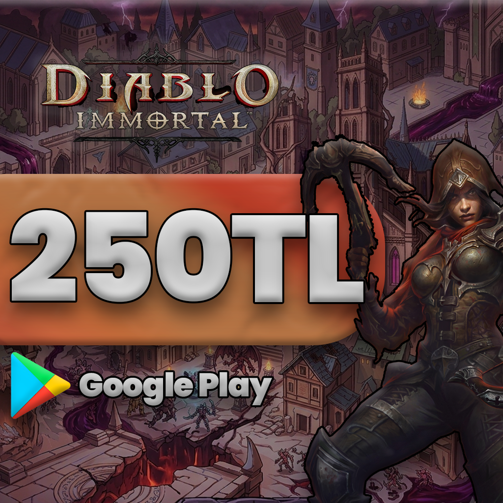 Diablo Immortal 250 TL Google Play Balance