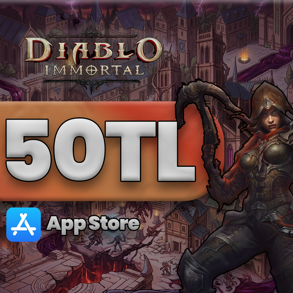 Diablo Immortal 50 TL App Store Balance