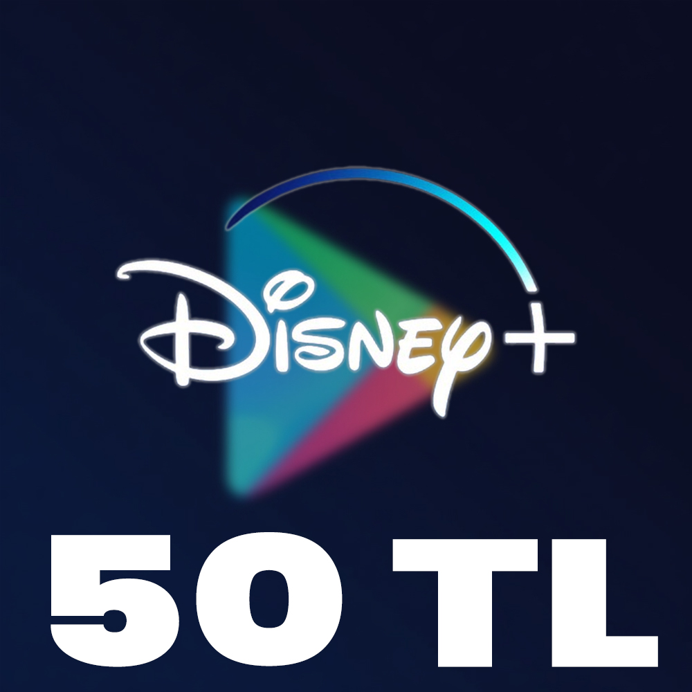 Disney Plus 50 TL Hediye Kartı Google Play