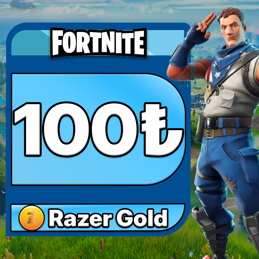 Fortnite 100 TL Razer Gold V-Papel
