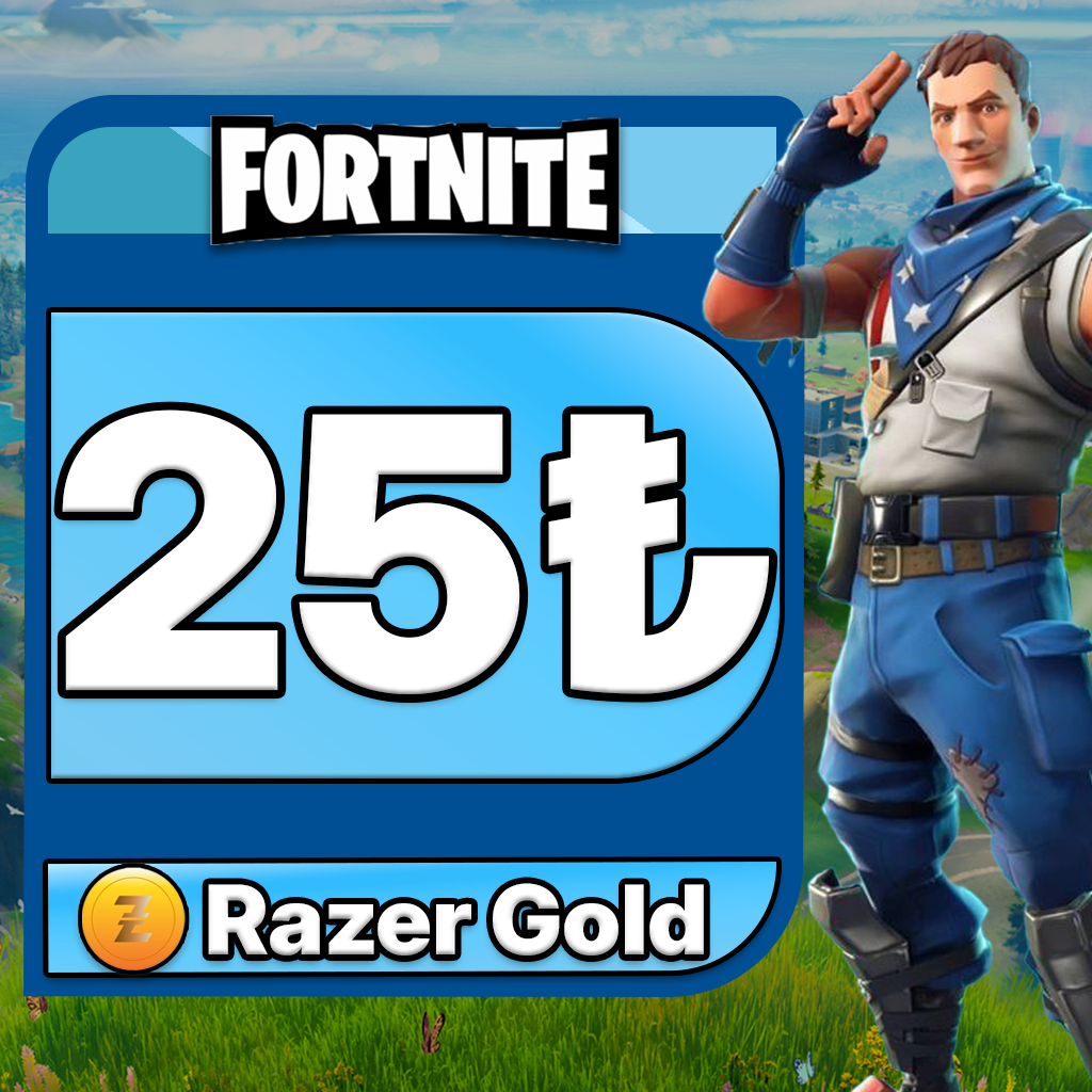 Fortnite 25 TL Razer Gold V-Papel