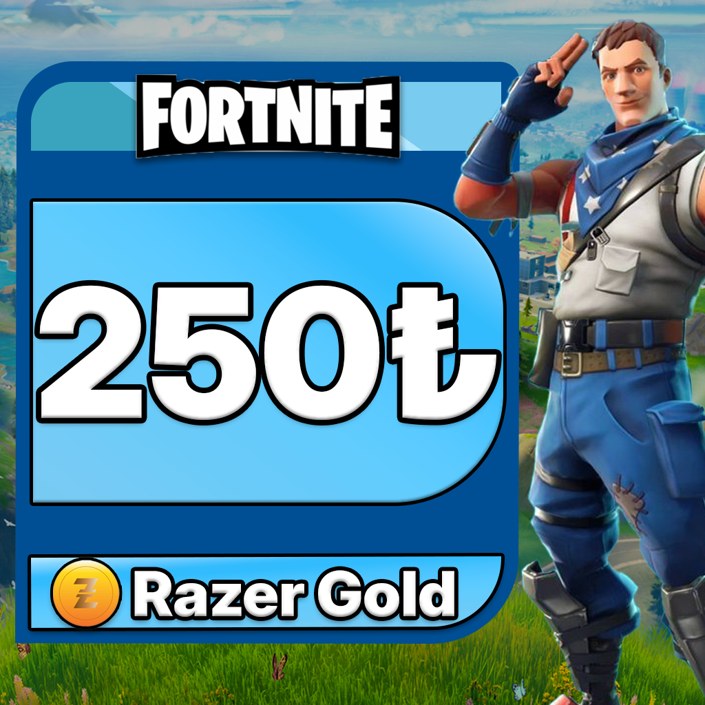 Fortnite 250 TL Razer Gold V-Papel