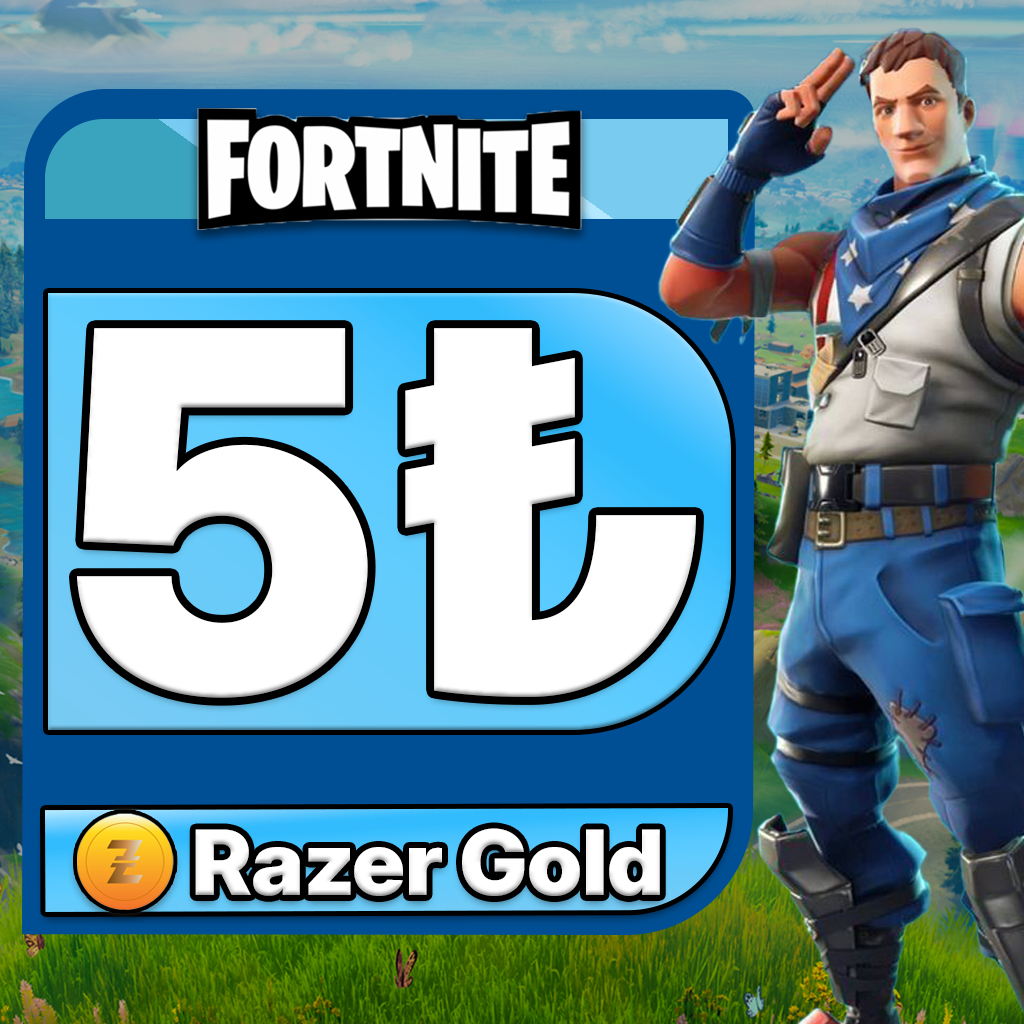 Fortnite 5 TL Razer Gold V-Papel
