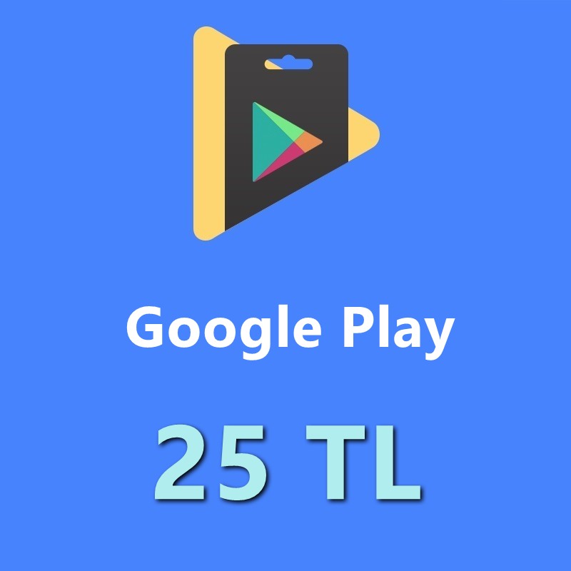 Google Play Hediye Kodu 25 TL