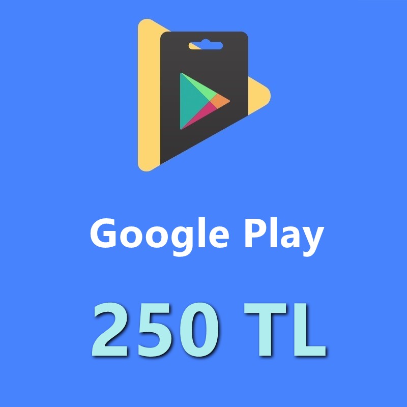 Google Play hediye kodu 250 TL