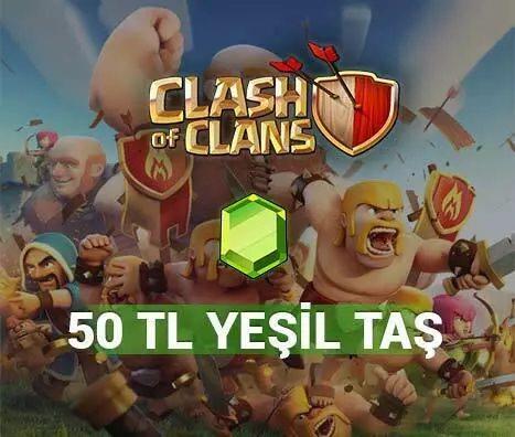 Clash Of Clans Taş 50 TL Google Play