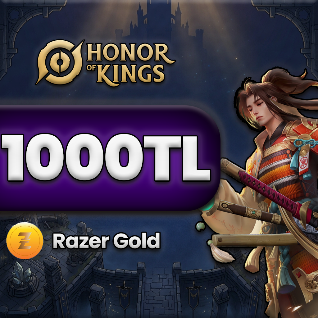 Honor of Kings 1000 TL Razer Gold
