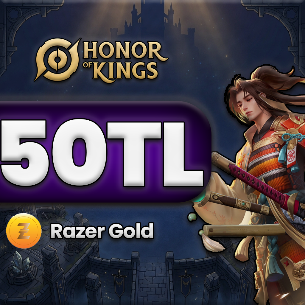 Honor of Kings 50 TL Razer Gold