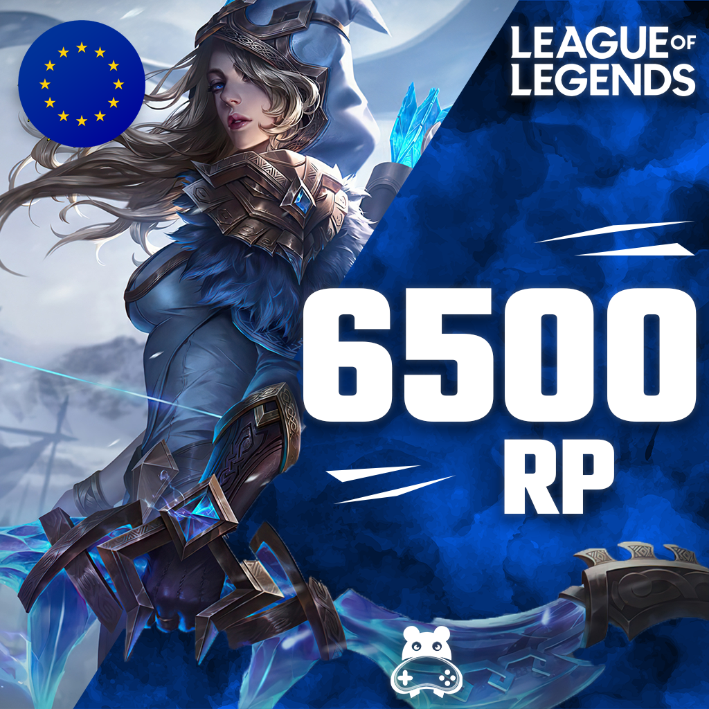 League of Legends 6500 Riot Points EU
