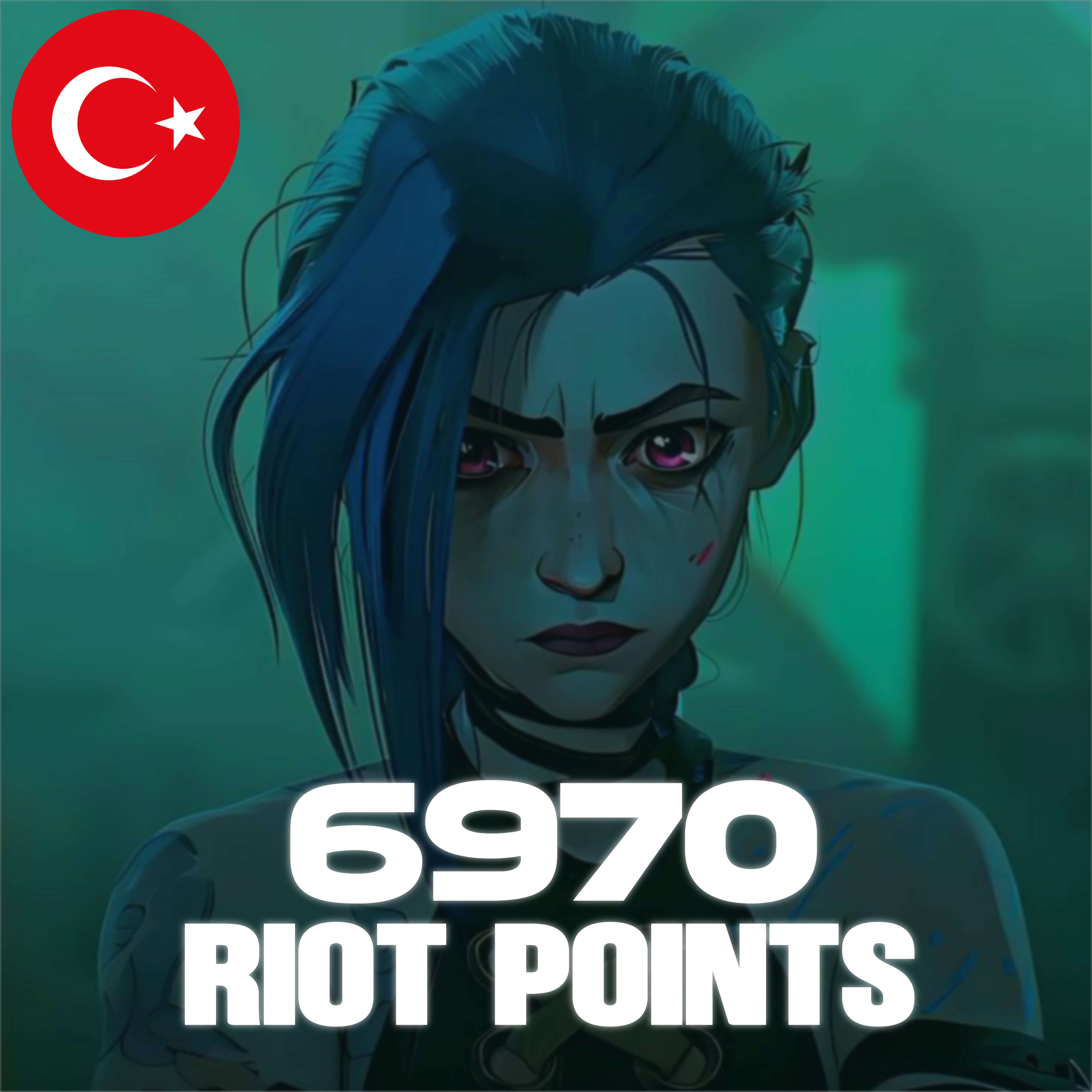 League of Legends 6970 Riot Points TR