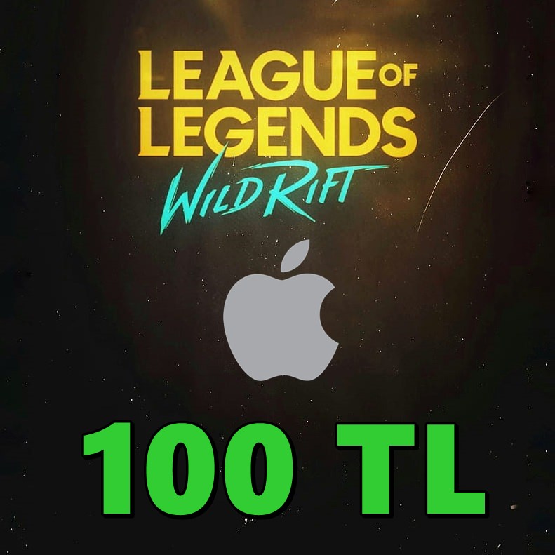 LoL: Wild Rift 100 TL Hediye Kartı (iOS)