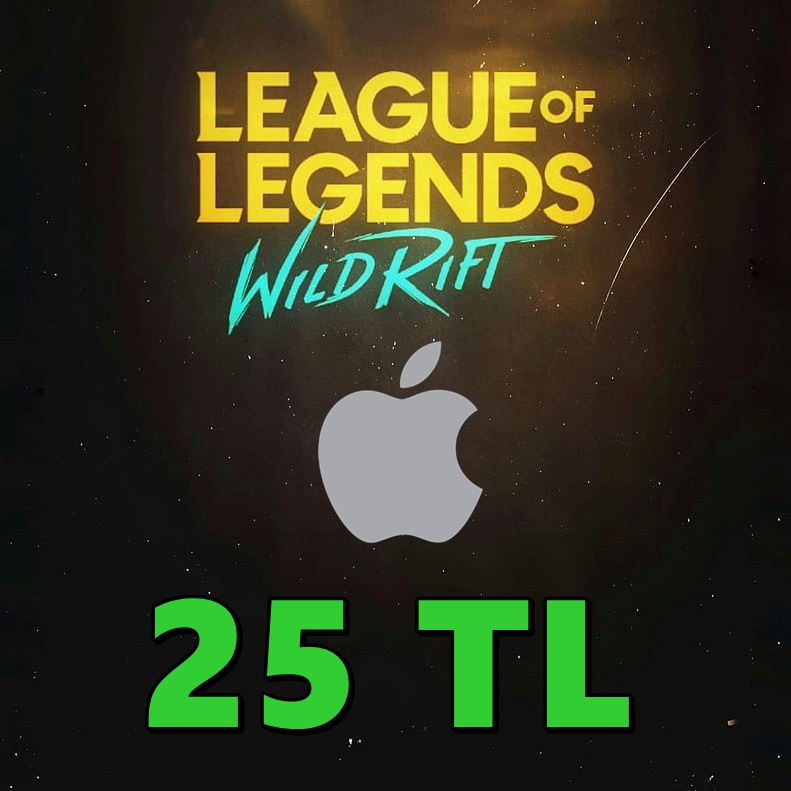 LoL: Wild Rift 25 TL Hediye Kartı (iOS)
