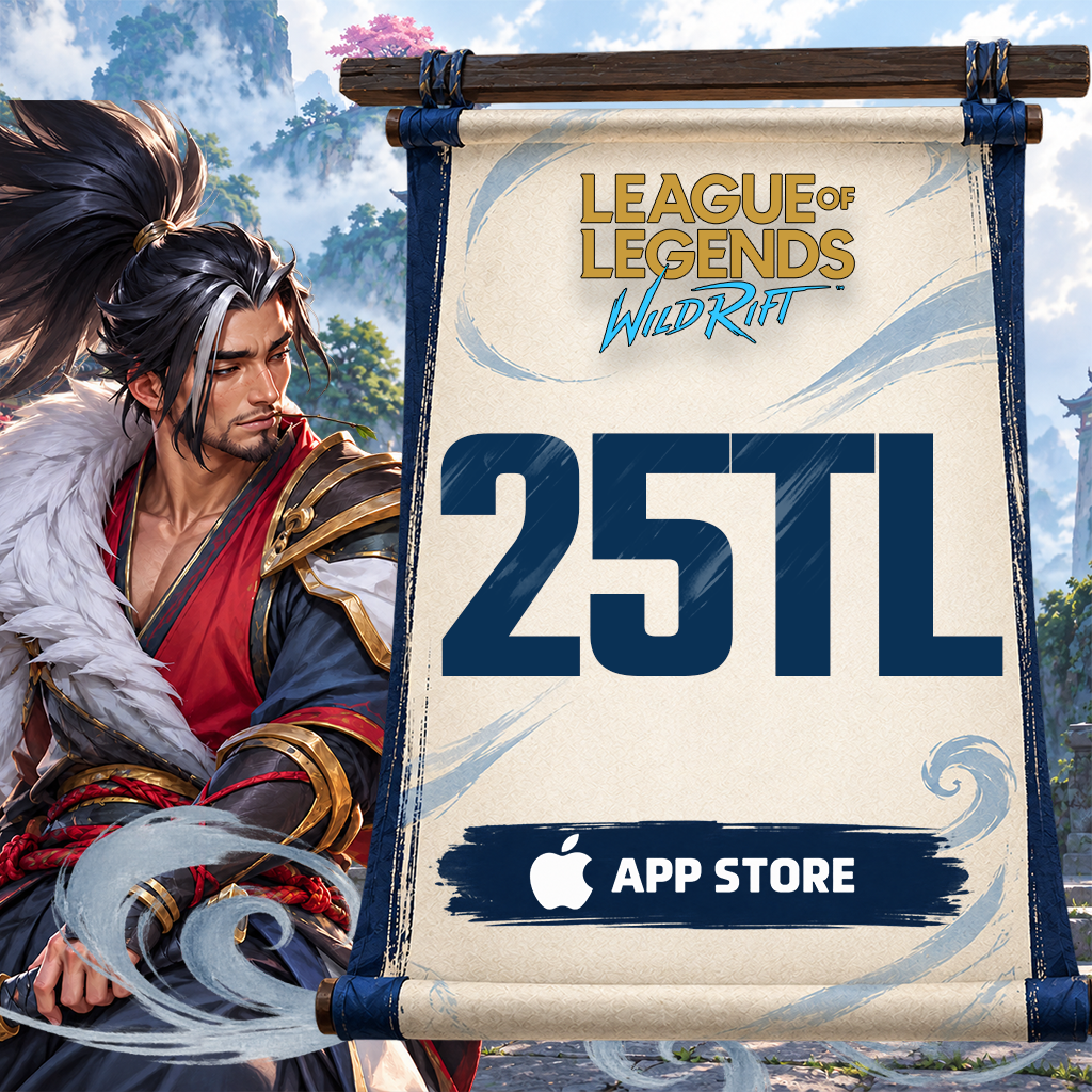 LoL: Wild Rift 25 TL Hediye Kartı (iOS)