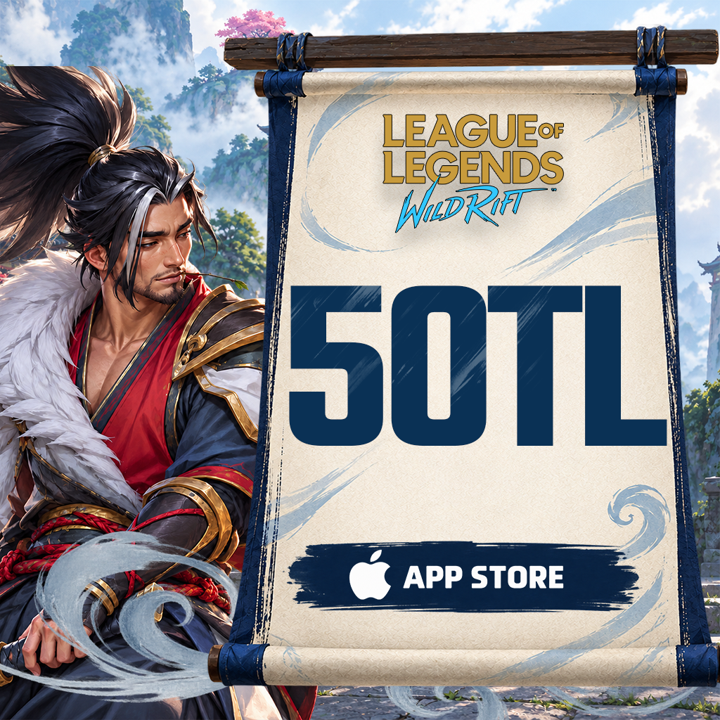 LoL: Wild Rift 50 TL Hediye Kartı (iOS)