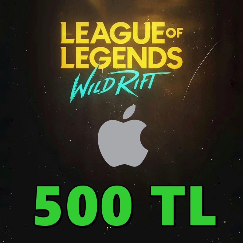 LoL: Wild Rift 500 TL Hediye Kartı (iOS)