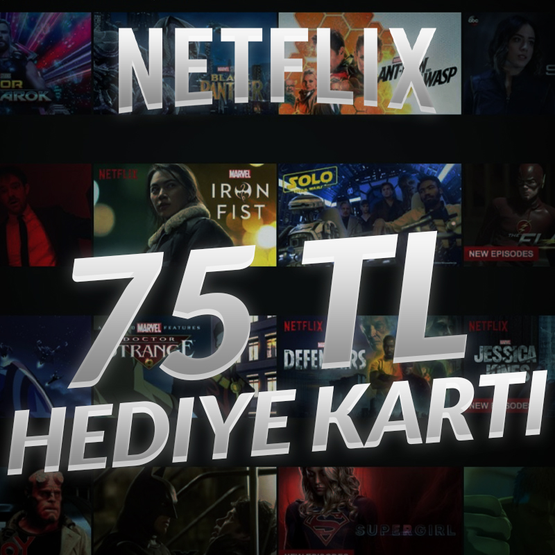 Netflix Hediye Kartı 75 TL