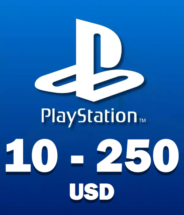 PlayStation USD Hediye Kartı  (10 - 250 USD)