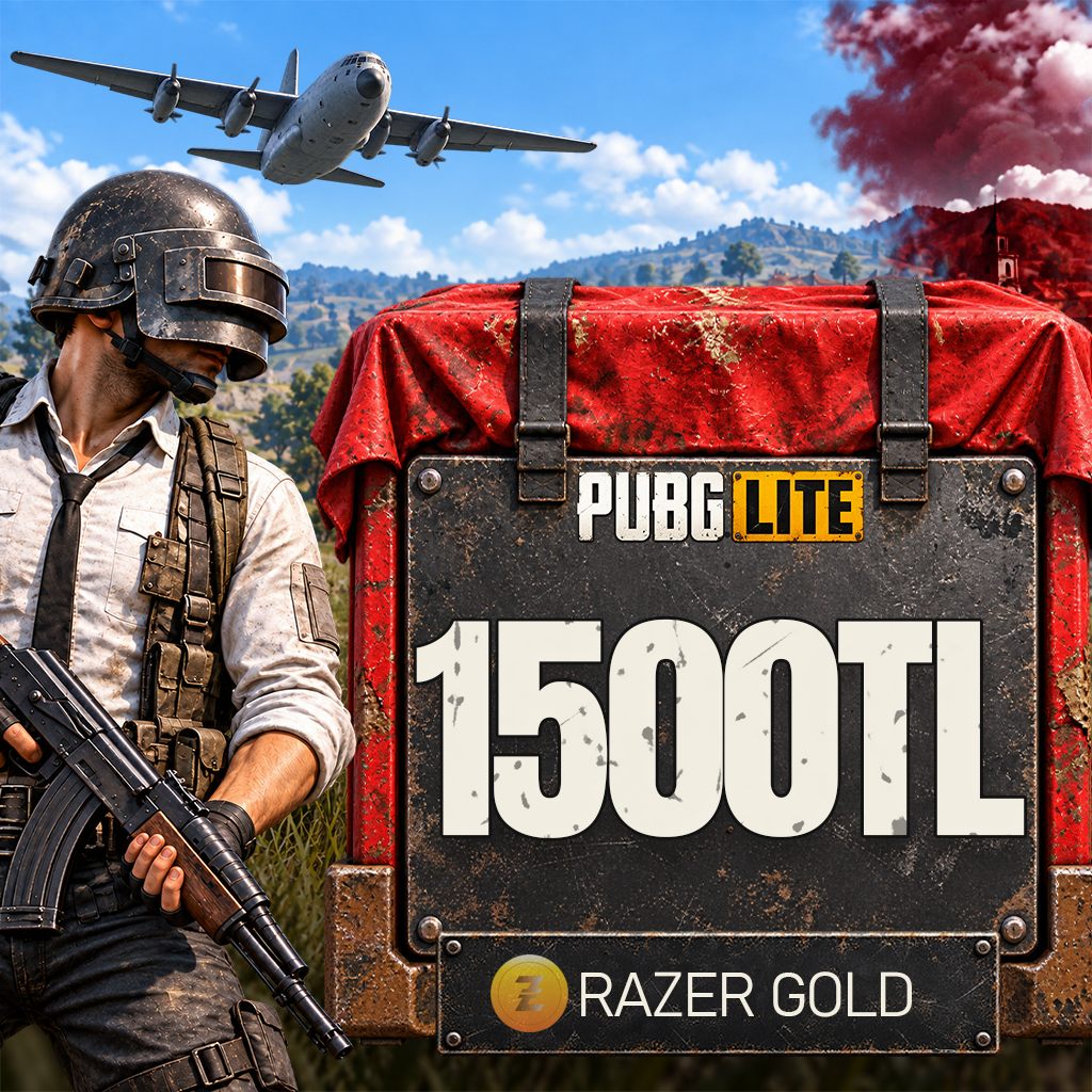 Pubg Lite Battle Coin 1500 TL Razer Gold