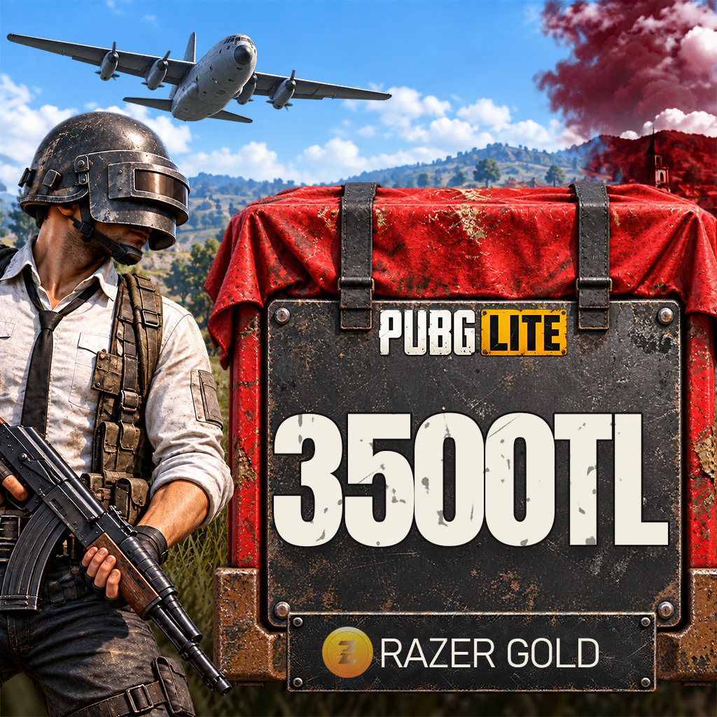 Pubg Lite Battle Coin 3500 TL Razer Gold