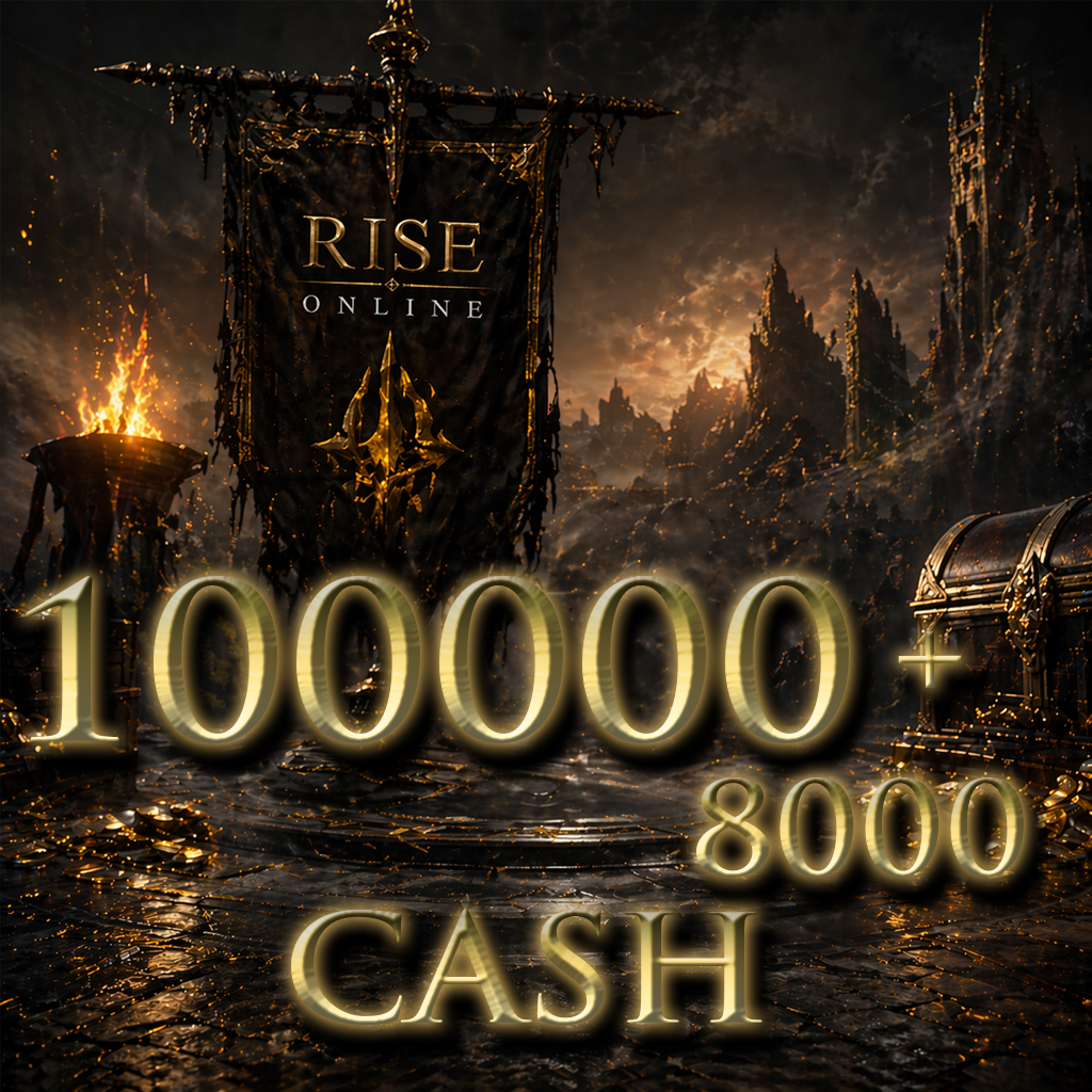 Rise Online World Mobile 100000 + 8000 Cash