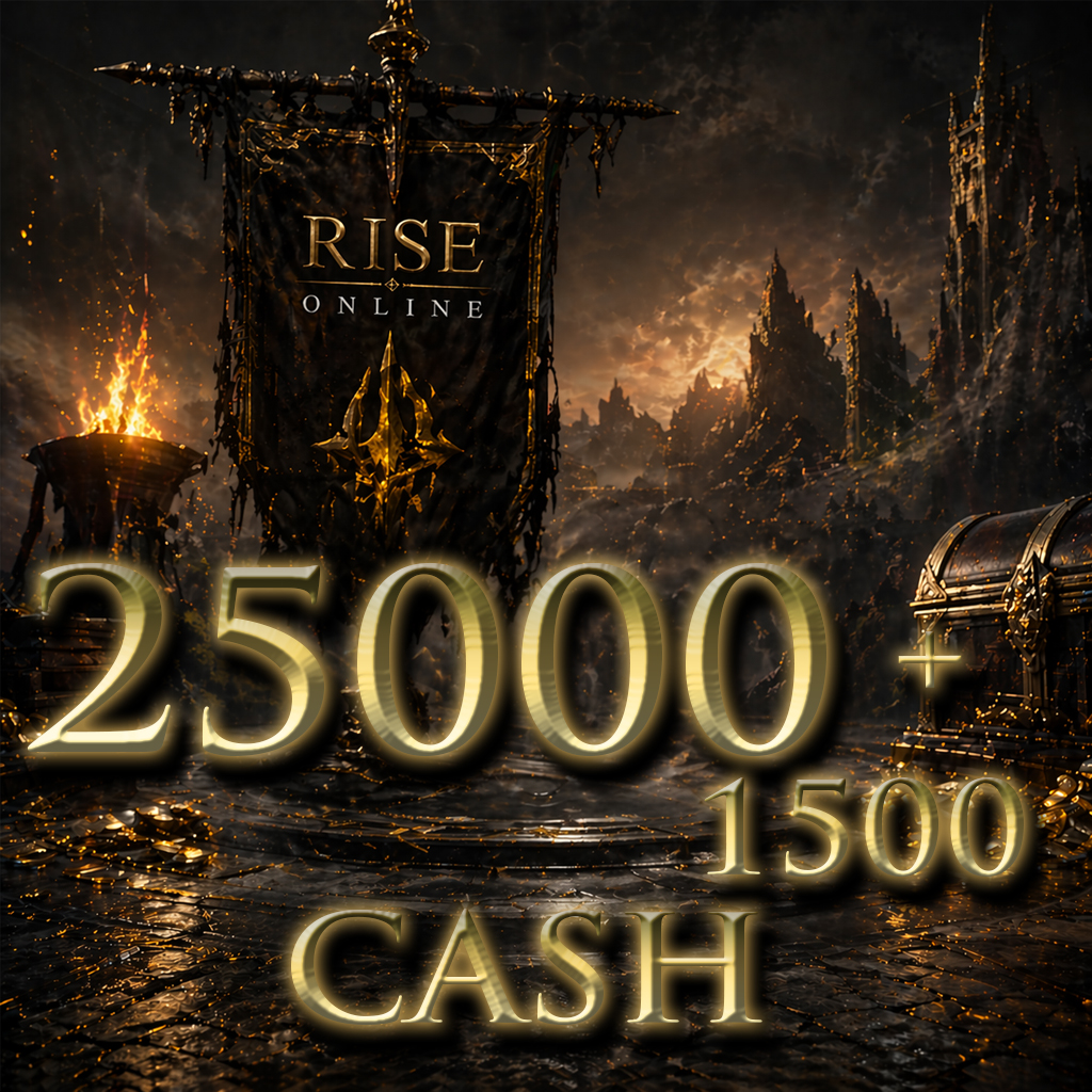 Rise Online World Mobile 25000 + 1500 Cash