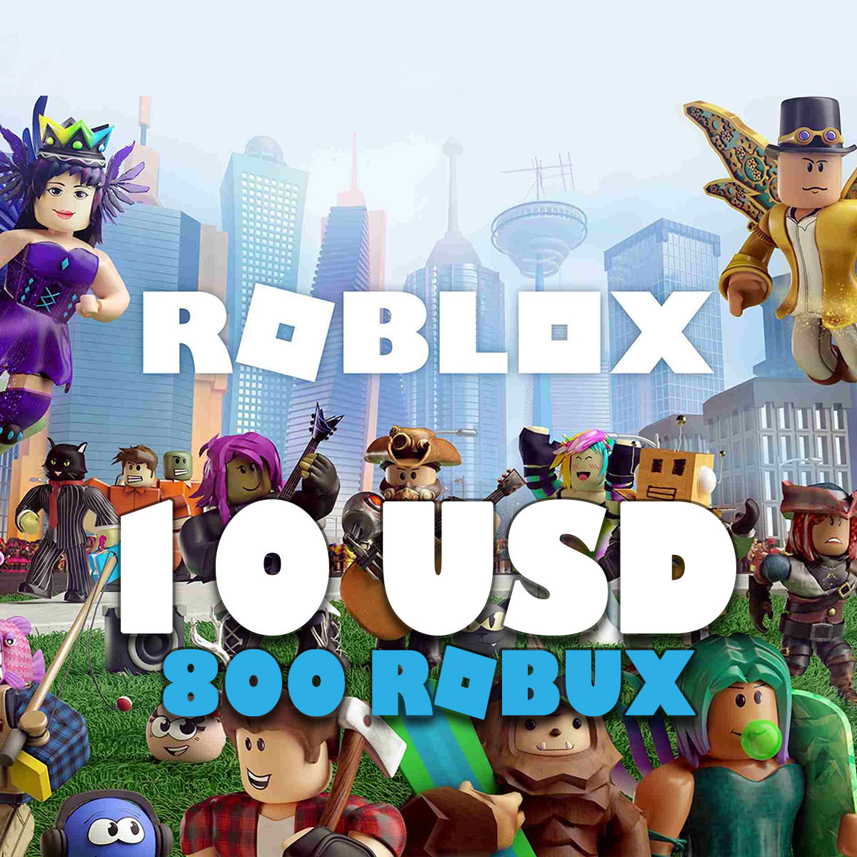 Roblox Gift Card 10 USD (800 Robux)