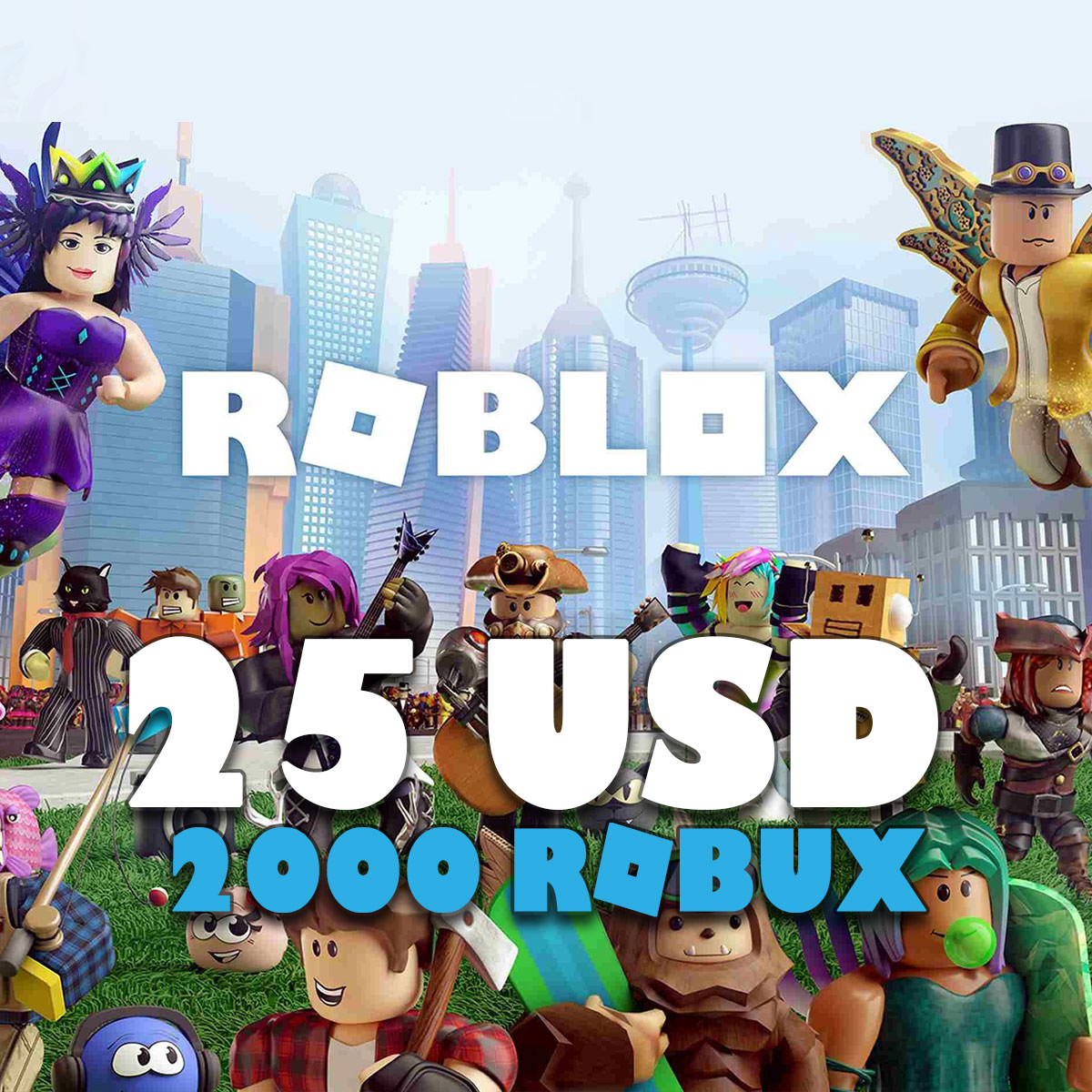 Roblox Gift Card 25 USD (2000 Robux)