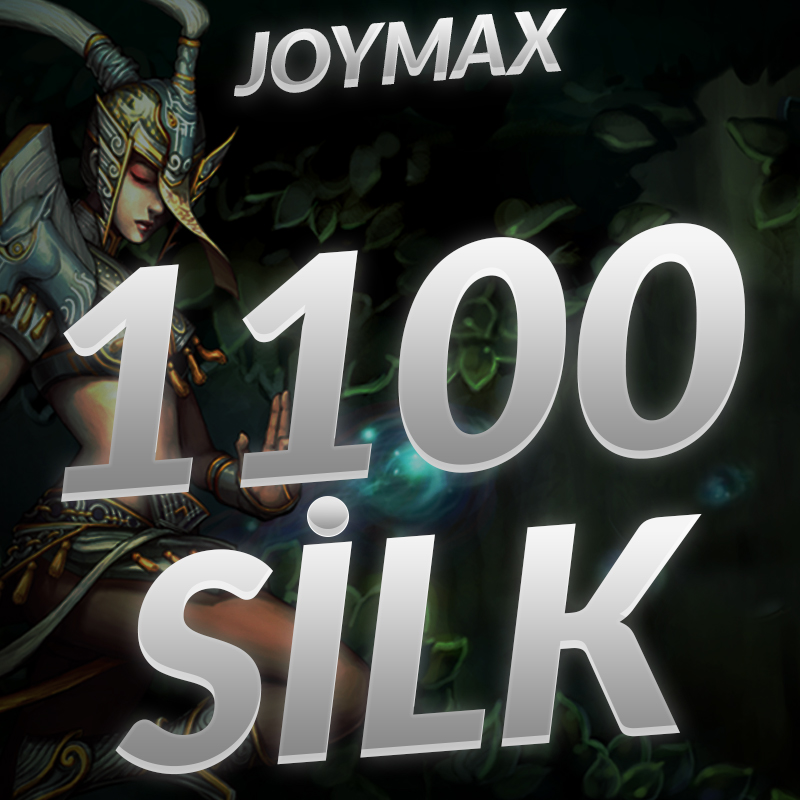 Silkroad Online Joymax 1000 Silk + 100 Bonus