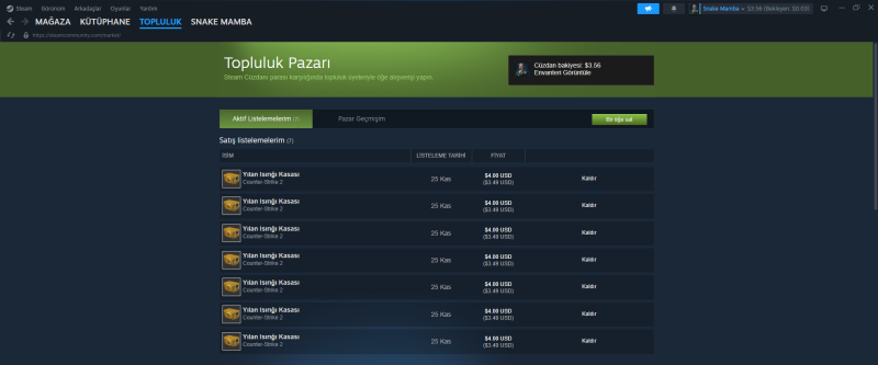 satılık steam hesabı